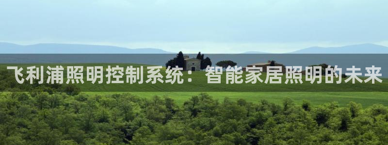 飞利浦照明控制系统：智能家居照明的未来