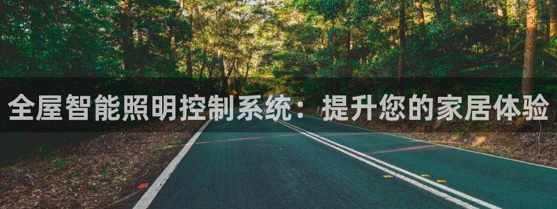 全屋智能照明控制系统：提升您的家居体验