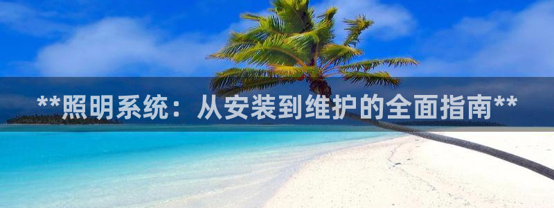 **照明系统：从安装到维护的全面指南**