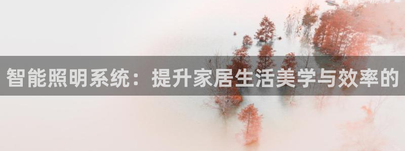 智能照明系统：提升家居生活美学与效率的