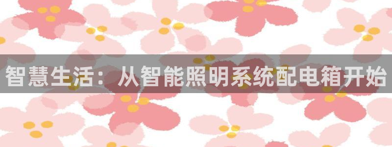 智慧生活：从智能照明系统配电箱开始