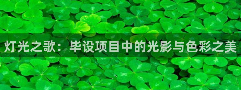 灯光之歌：毕设项目中的光影与色彩之美