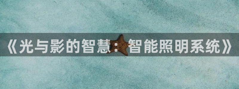 《光与影的智慧：智能照明系统》
