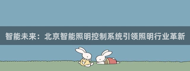 智能未来：北京智能照明控制系统引领照明行业革新