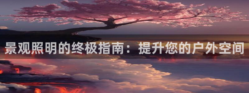 景观照明的终极指南：提升您的户外空间