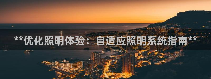 **优化照明体验：自适应照明系统指南**