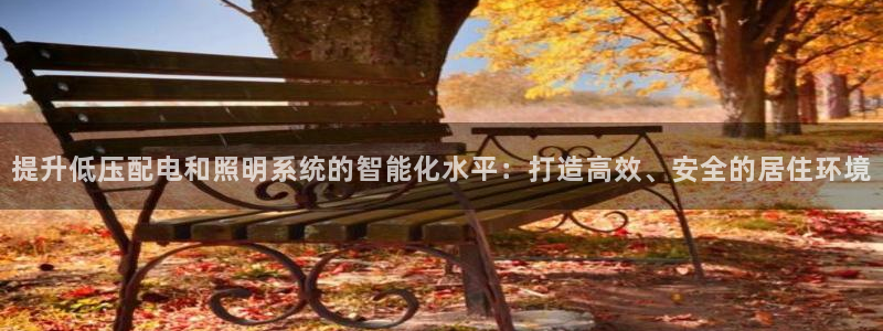 提升低压配电和照明系统的智能化水平：打造高效、安全的居住环境