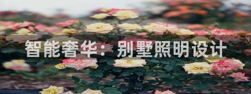 智能奢华：别墅照明设计