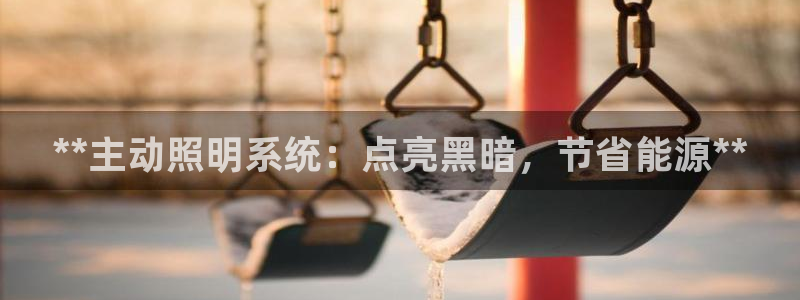 **主动照明系统：点亮黑暗，节省能源**